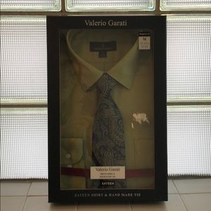 Dress shirt and hand made tie